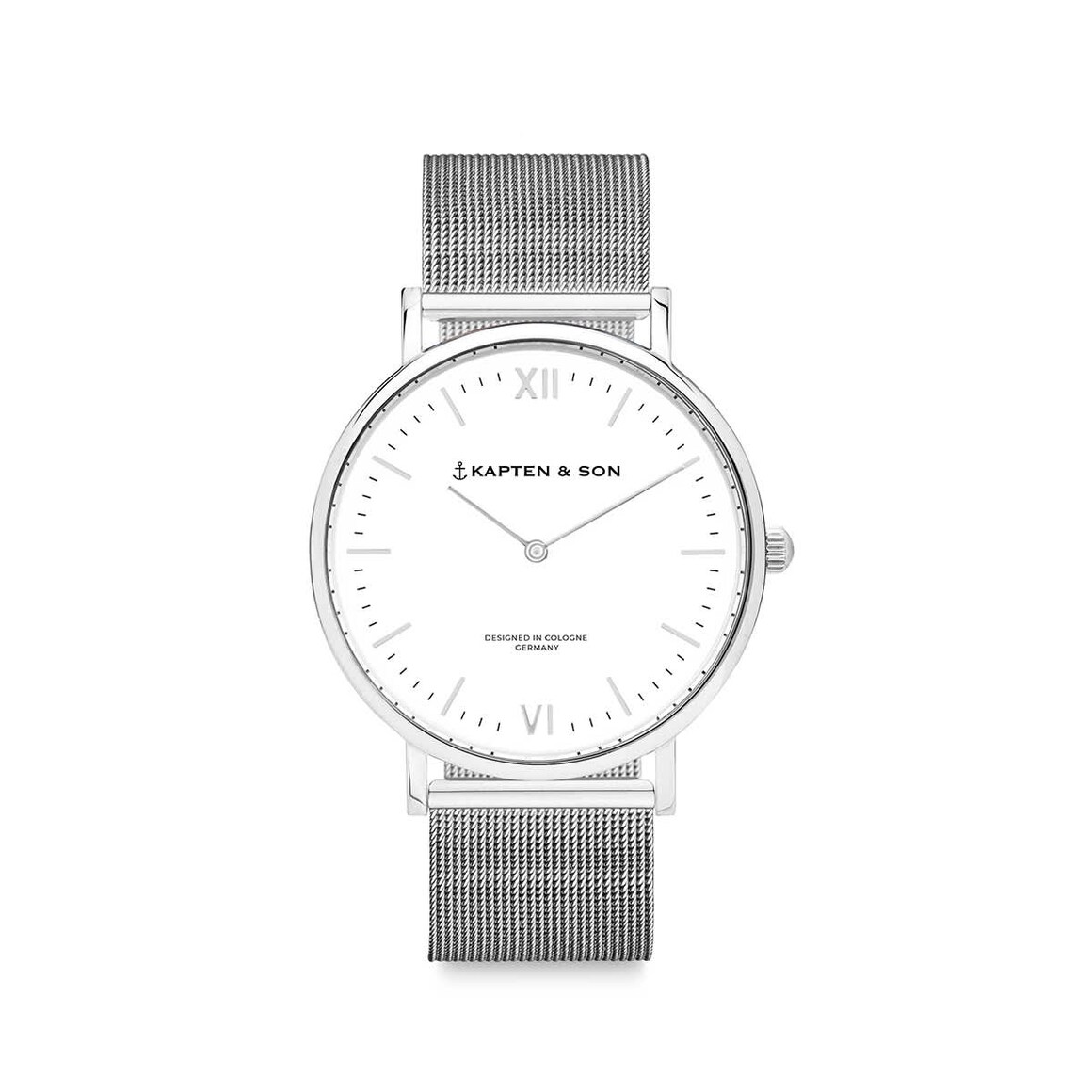 Kpten & Son Campus Small Silver Mesh